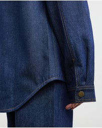 Sofia Irina - Oversized Denim Shirt