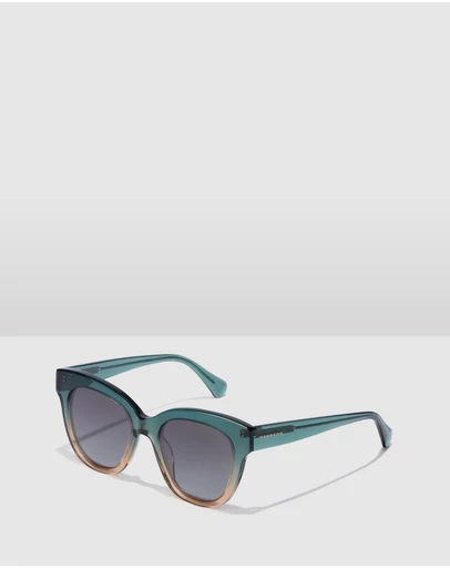 Hawkers Co - HAWKERS - Green Champagne AUDREY Sunglasses for Men and Women UV400