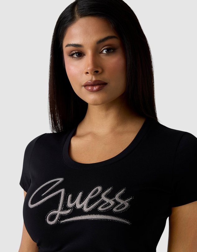 GUESS - Short Sleeve Guess Script T-Shirt