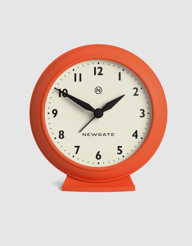 Newgate - Newgate Pacific Mantel Clock-Pumpkin Orange