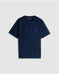 Tommy Hilfiger - Logo Embroidery Relaxed Crew Neck T-Shirt