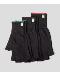 Kathmandu - Polypro Thermal Knitted Warm Winter Fingerless Gloves
