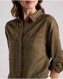 David Lawrence - Elias Linen Shirt