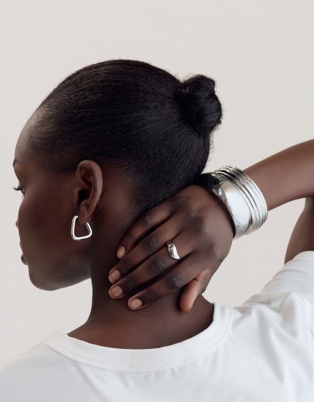CENDRE - Gaia Bangle Silver