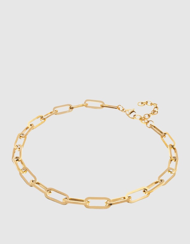 Nialaya Jewellery - Gold Link Chain Necklace
