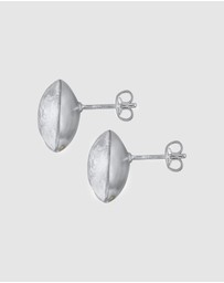 Elli Jewelry - Earrings Elegant Cultured Freshwater White Pearls 925 Sterling Silver