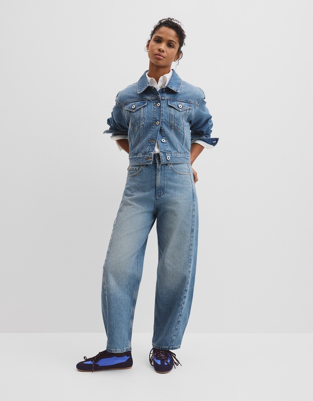 Country Road - High Rise Barrel Jean