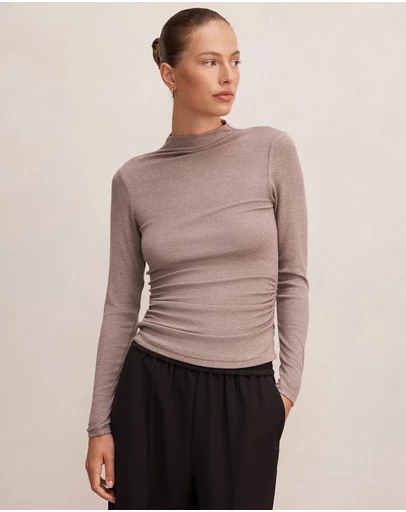 Forever New - Josette Mock Neck Long Sleeves Top