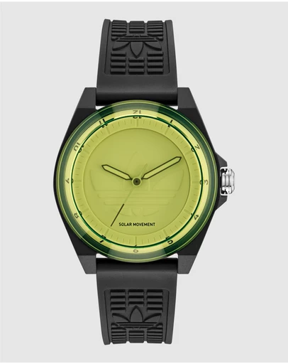adidas Originals - Project Four Solar Yellow Black Resin Watch