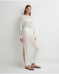 BONDI BORN - Capri Silk Tunic Dress