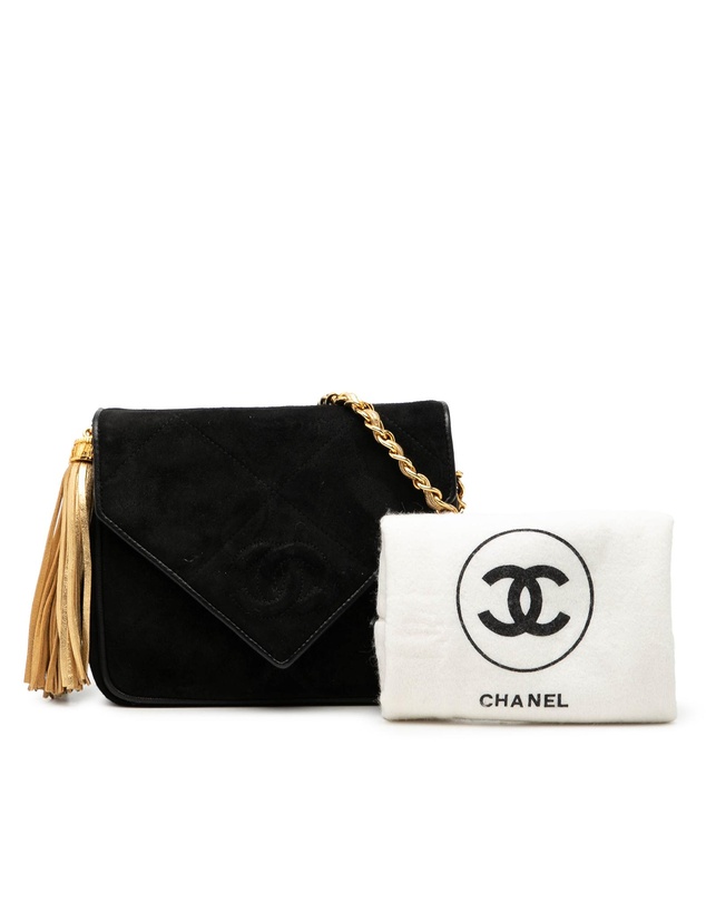 Pre-Loved by Azura Reborn - Pre-Loved CC Suede Tassel Crossbody