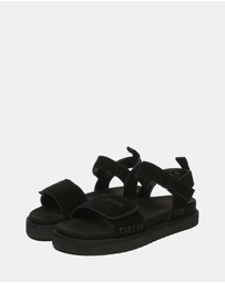 EVERAU - EverAU Ugg Carla Cow Suede Upper Sandals