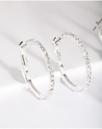 Lovisa - Silver Diamante Multi Hoop Earring Pack