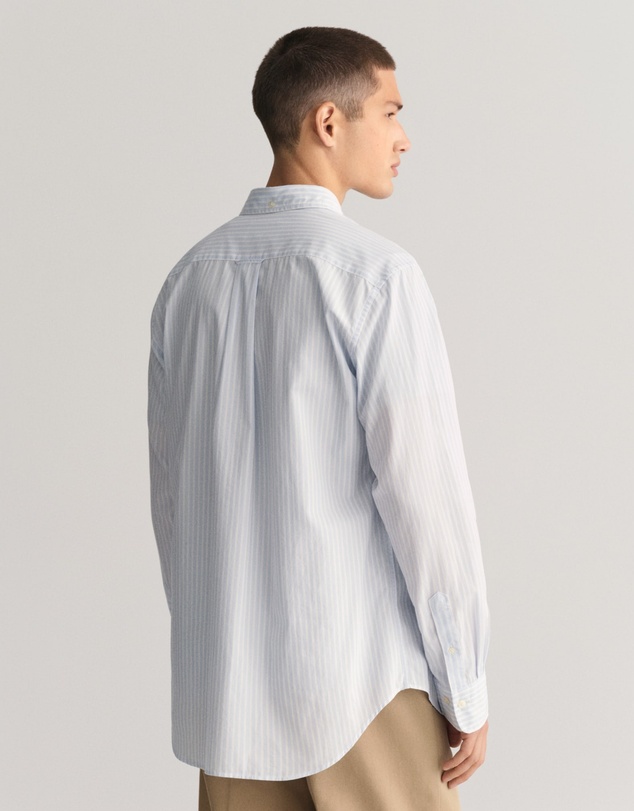 Gant - Regular Fit Striped Poplin Shirt