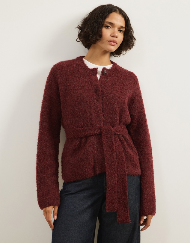 Atmos&Here - Jovie Boucle Knit Cardigan