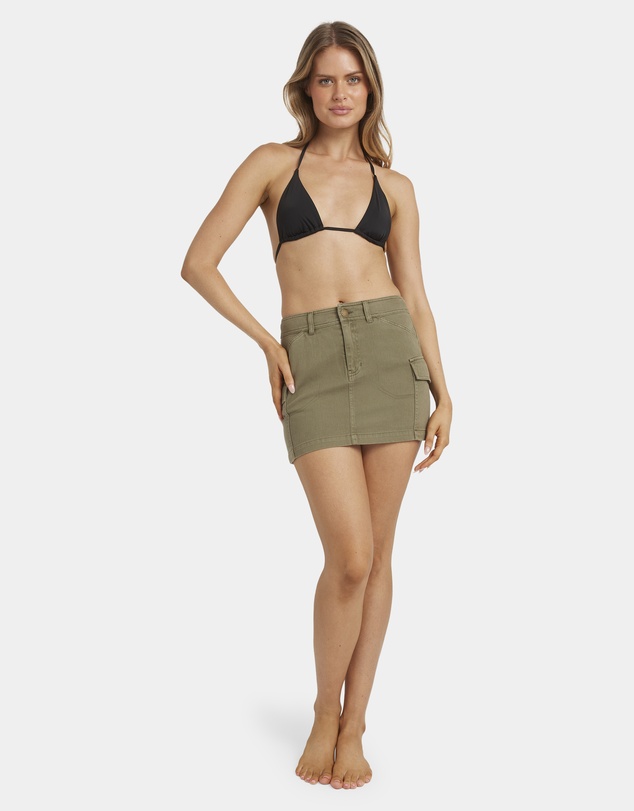 Billabong - Womens Hilary Cargo Denim Skirt