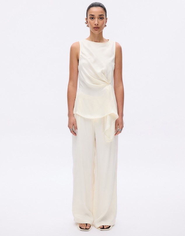 Minima Esenciales - Edith Cupro Longline Top