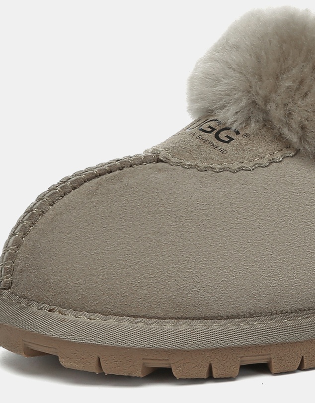 EVERAU - Australian Shepherd Ugg Waffle Slipper Sheepskin Upper House Shoes