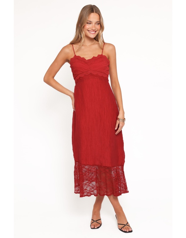 Petal & Pup - Winnie Maxi Dress - Red