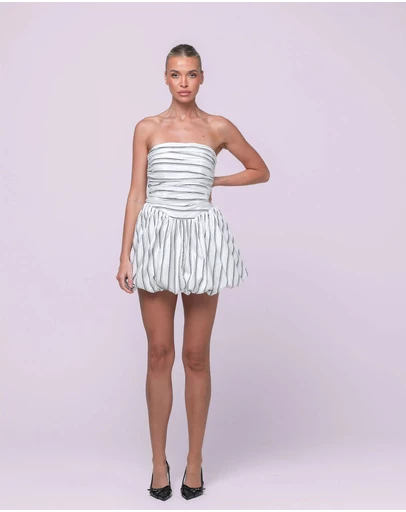 Isabelle Quinn - Jane Stripe Mini Dress