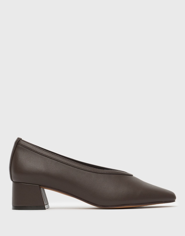 Betts - Alora Block Heel Ballet Pumps