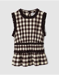 Damson Madder - Everly Ruffle Blouse