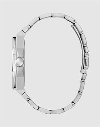 GUESS - Guess Men's Silver Tone Analogue 41.5mm Watch