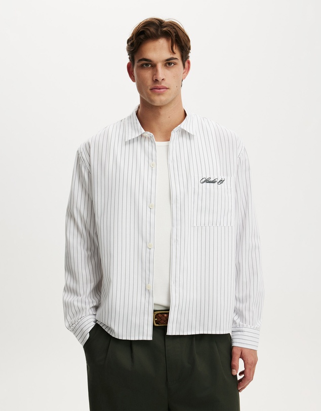 Cotton On - Bedford Long Sleeve Shirt