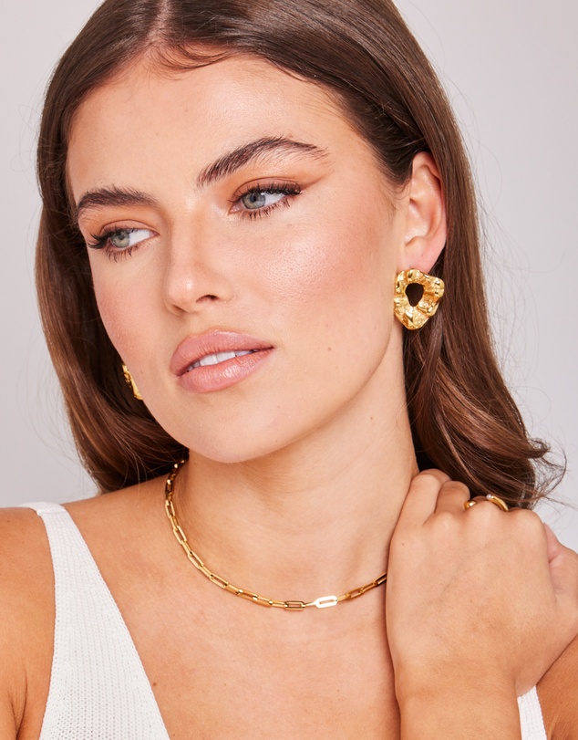Zoe Olivia - Waterproof Organic Statement Stud Earrings