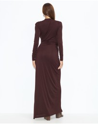 Dazie - Opera Deep Cowl Midi Dress