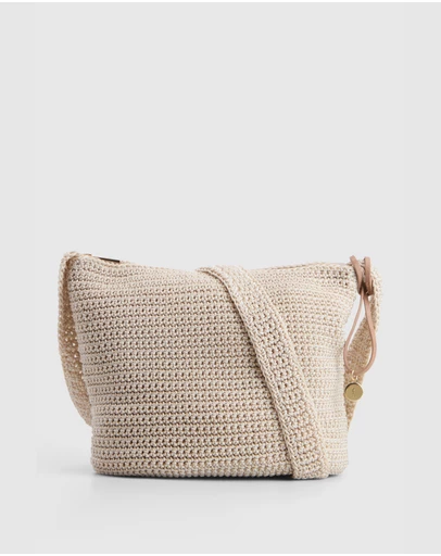 Laura Jones - Rayon Crochet Crossbody Bag