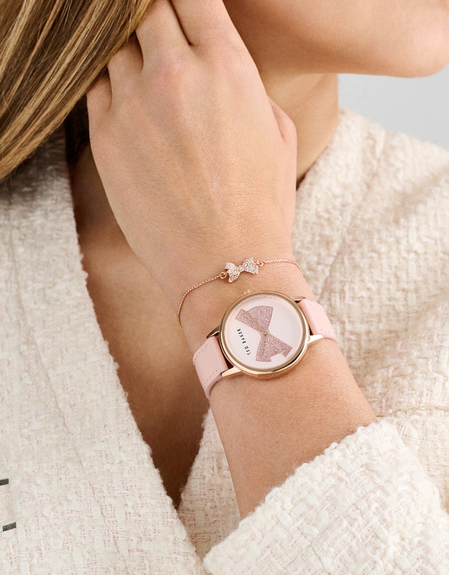 Ted Baker - Phylipa 36mm Pink Leather Watch