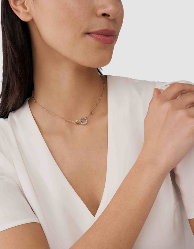 Emporio Armani - Two Tone Pedant Necklace