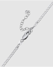 Kuzzoi - ICONIC EXCLUSIVE - Necklace Men Solid Basic Modern in 925 Sterling Silver