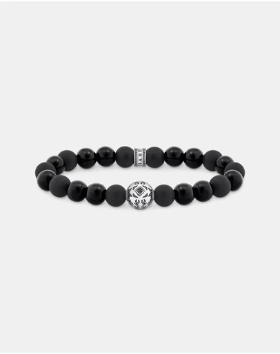 THOMAS SABO - Beads Bracelet Made from Obsidian