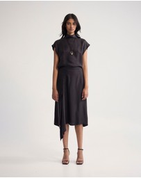 Oxford - Ronja Cupro Draped Skirt