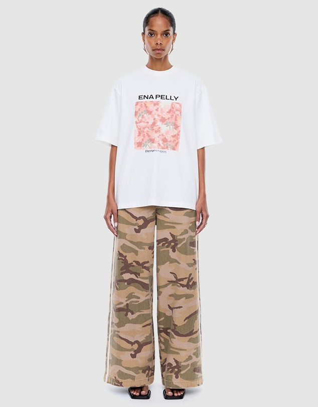 ENA PELLY - Coral Floral Tee