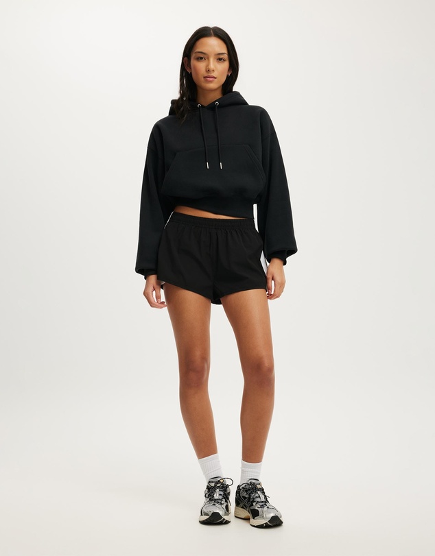 Cotton On Body Active - Plush Cropped Bubble Hoodie