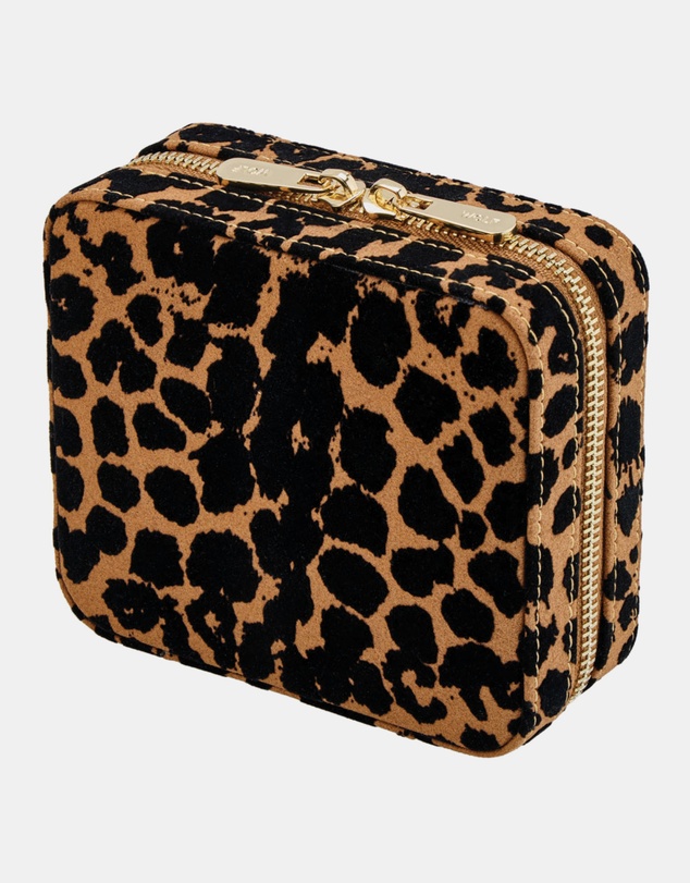Wolf - WOLF Savanna Leopard Print Jewellery Zip Case