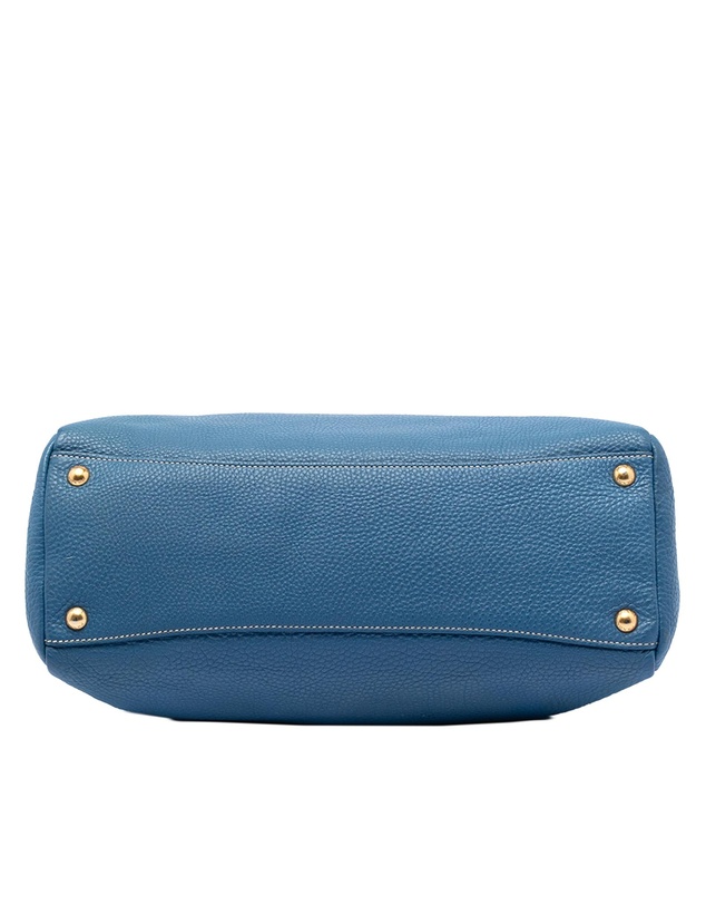 Pre-Loved by Azura Reborn - Pre-Loved Vitello Daino Zip Top Satchel