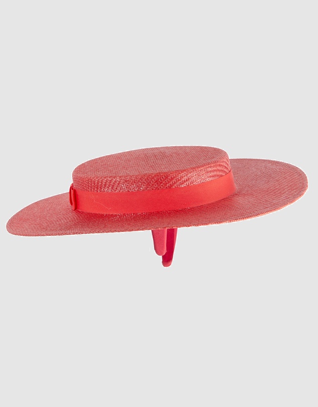 Max Alexander - Red Boater Hat