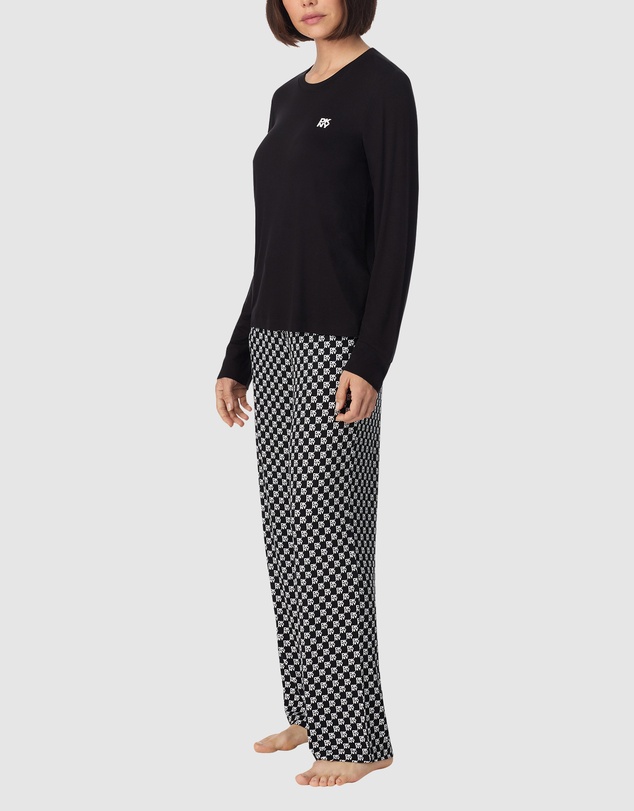 DKNY - Viscose Jersey Long Sleeve Long Pyjama Set