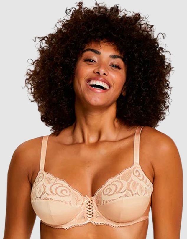 Sans Complexe - Amélie Unlined Wired Full Cup Bra with Lace