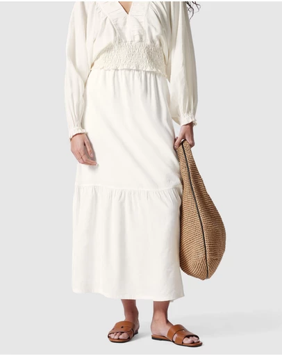 & Other Stories - Tiered Midi Skirt