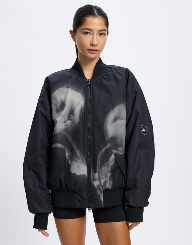 adidas by Stella McCartney - adidas By Stella McCartney Woven Bomber Printed Jacket