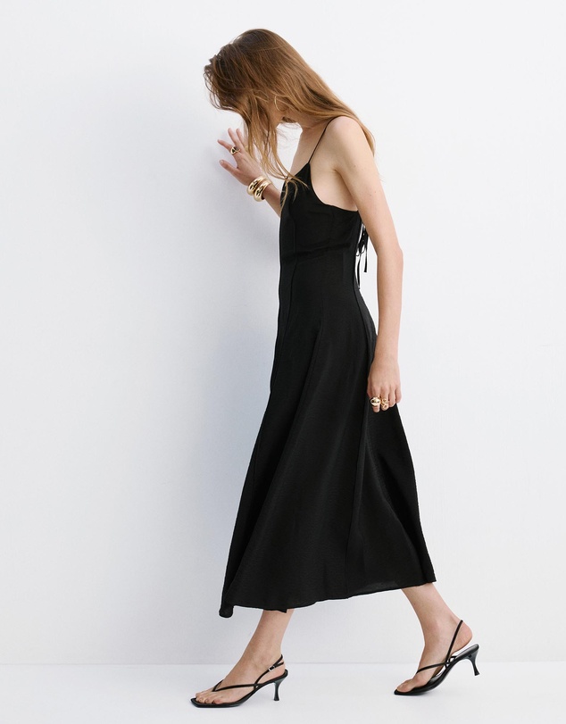 M.N.G - Midi Dress with Stitch Detailing