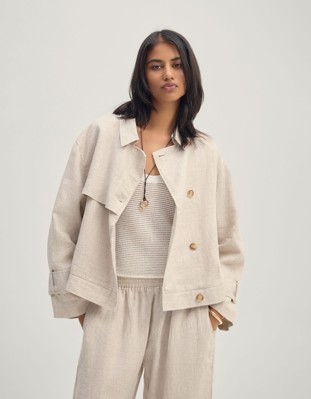 Oxford - Griffin Linen Bomber