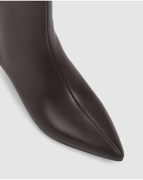 Verali - Olive Knee High Boots