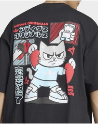 adidas Originals - V-DAY HEART BROKEN CAT GRAPHIC TEE Mens