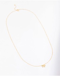 Lovisa - Gold Plated Sterling Silver Bow Pendant Necklace